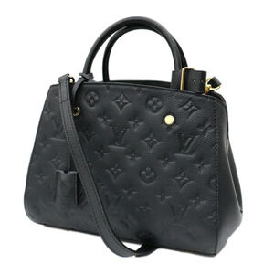 Louis Vuitton Montaigne Handbag Black